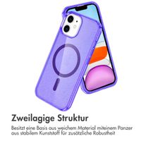 imoshion Sparkle Back Cover mit MagSafe für das Apple iPhone 12 (Pro) - Glitzer Violett