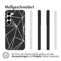 imoshion Design Hülle für das Samsung Galaxy S23 - Graphic Cube Schwarz