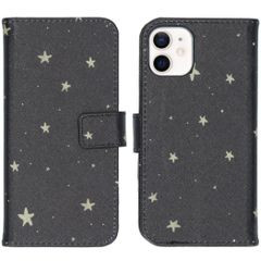 imoshion Design TPU Klapphülle Apple iPhone 12 Mini - Stars Gold