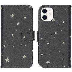 imoshion Design TPU Klapphülle iPhone 12 Mini - Stars Gold