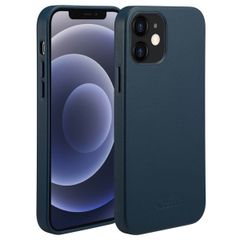 Accezz MagSafe Leather Backcover Apple iPhone 12 (Pro) - Nightfall Blue