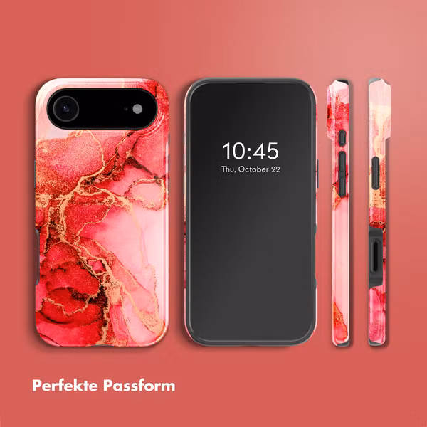 Selencia Vivid Rückabdeckung mit MagSafe Apple iPhone Air - Rosy Marble