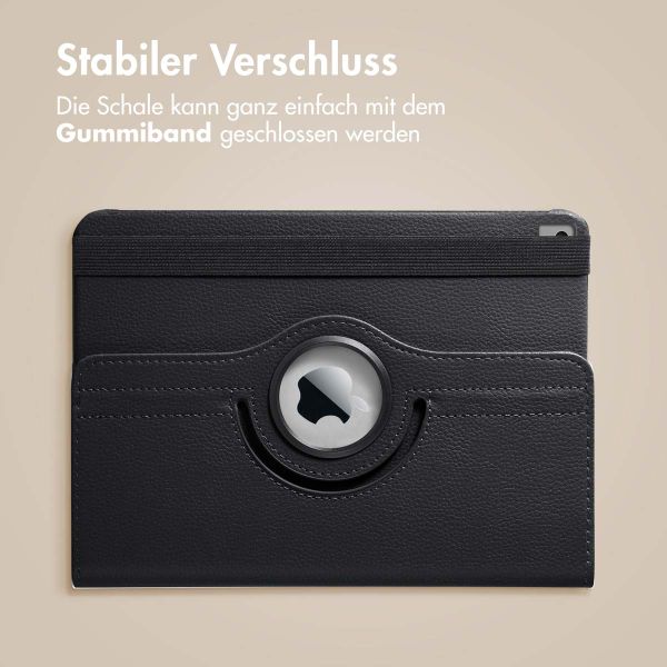 imoshion 360° drehbare Klapphülle Apple iPad 9 (2021) 10.2 Zoll / iPad 8 (2020) 10.2 Zoll / iPad 7 (2019) 10.2 Zoll - Schwarz