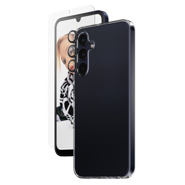 SAFE by PanzerGlass 3-in-1-Schutzpaket - Hülle + Schutzfolie + Kameraschutz Samsung Galaxy A25 (5G) - Transparent