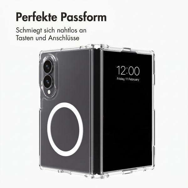 Accezz Xtreme Impact Backcover mit MagSafe Samsung Galaxy Z Fold 8 - Transparent
