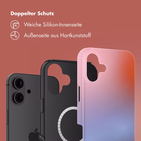 Selencia Vivid Rückabdeckung mit MagSafe Apple iPhone 16 - Gradient Soft Blush