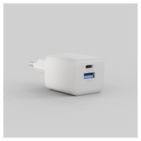 Zens Kompaktes Ladegerät USB-C / USB-A 30W - Netzteil - Weiß