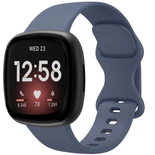 imoshion Silikonband für das Fitbit Versa 4 / 3 / Sense (2) - Blau