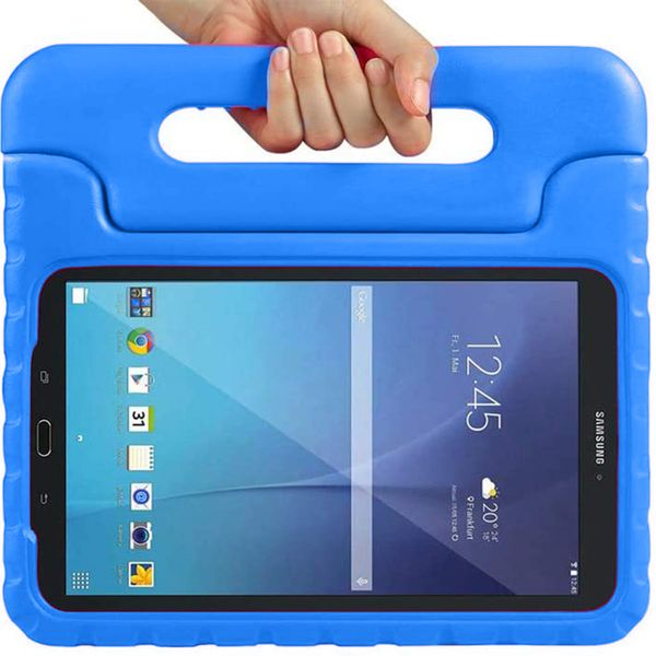 Schutzhülle mit Handgriff kindersicher Samsung Galaxy Tab E 9.6 - Blau