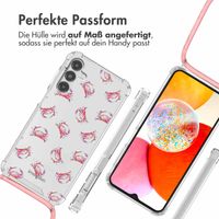 imoshion Design Hülle mit Band Samsung Galaxy A14 (5G/4G) - Crab Watercolor