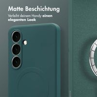 imoshion Color Back Cover mit MagSafe Samsung Galaxy S24 FE - Dunkelgrün