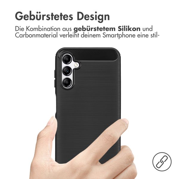 imoshion Brushed Back Cover für das Samsung Galaxy A14 (5G/4G) - Schwarz