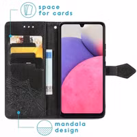imoshion Mandala Klapphülle Samsung Galaxy A33 - Schwarz