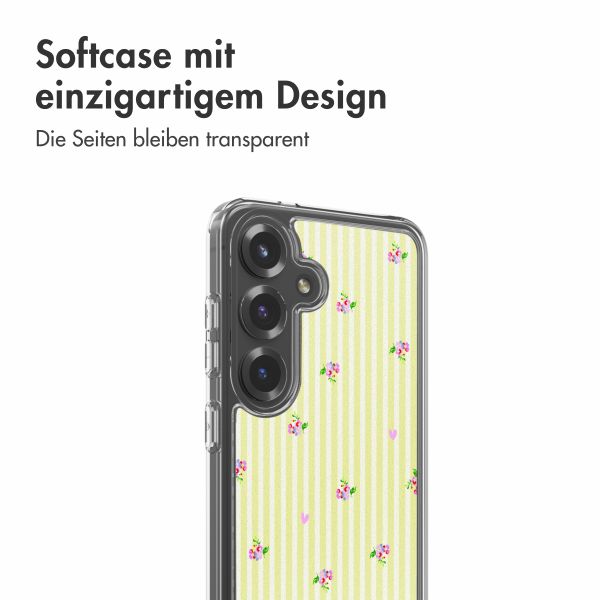 imoshion Design Hülle Samsung Galaxy S25 - Garden Stripes