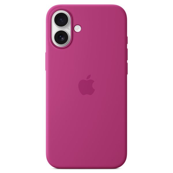 Apple Silikon-Case MagSafe für das iPhone 16 Plus - Fuchsia