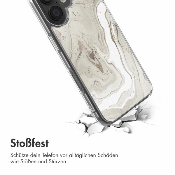 imoshion Design Hülle Apple iPhone 16 - Sandy Marble