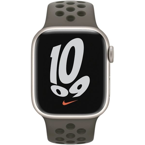 Apple Nike Sport Armband für das  Apple Watch Series 1 t/m 9 / SE (38/40/41 mm) | Series 10 / 11 (42 mm) - Cargo Khaki