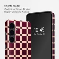 Selencia Vivid Rückabdeckung mit MagSafe Samsung Galaxy S24 - Check This Burgundy