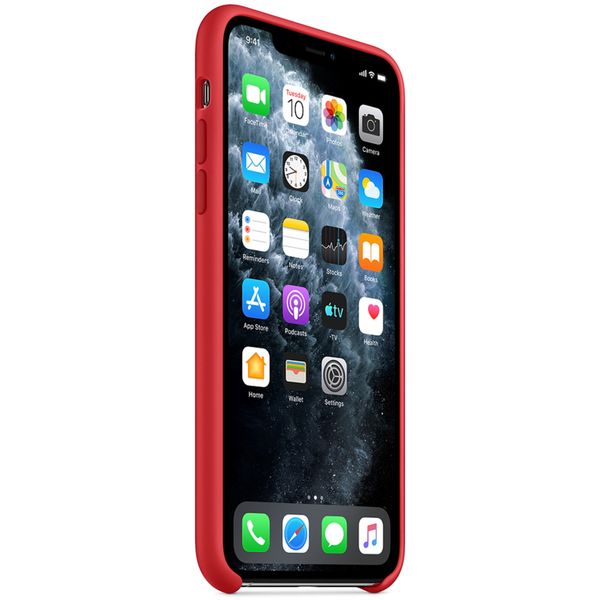 Apple Silikon-Case Rot für das Apple iPhone 11 Pro Max