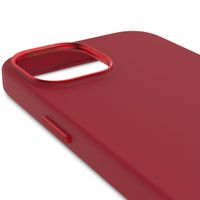 Decoded Silikon-Case MagSafe für das iPhone 15 - Rot