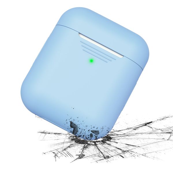 KeyBudz Elevate Protective Silicone Case für das Apple AirPods 1 / 2 - Baby Blue