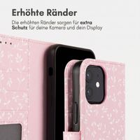 imoshion Design Klapphülle Apple iPhone 12 (Pro) - Pink Bazaar Flowers