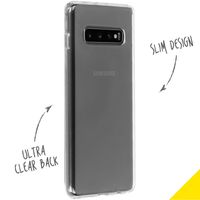 Accezz Clear TPU Backcover Samsung Galaxy S10 Plus - Transparent