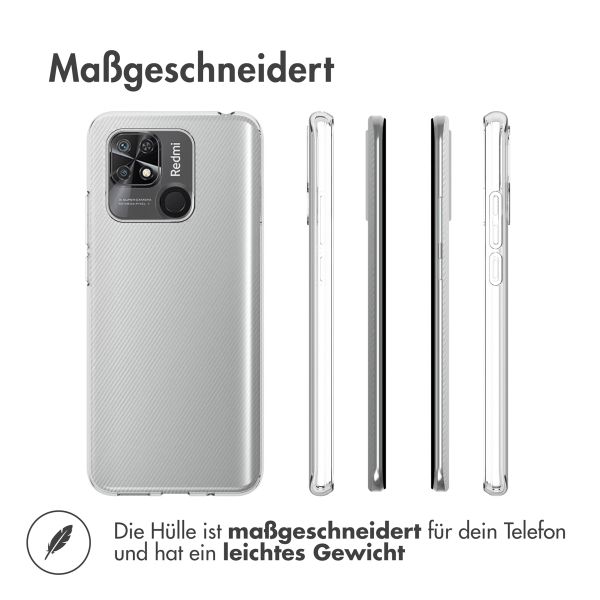 Accezz TPU Clear Cover für das Xiaomi Redmi 10C - Transparent