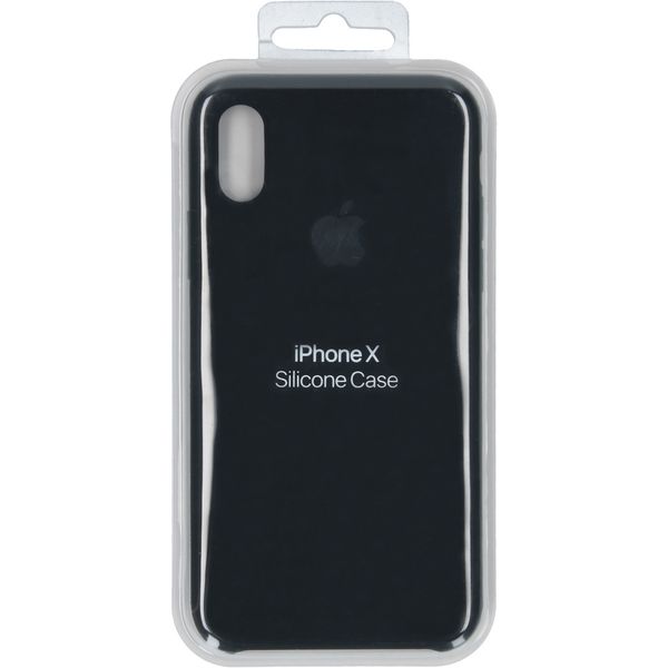 Apple Schwarzes Silikon Case Apple iPhone X