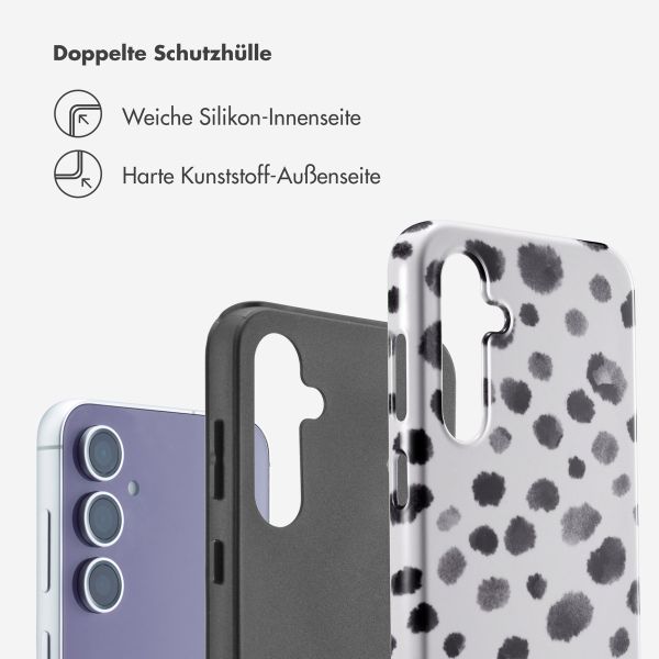 Selencia Vivid Back Cover Samsung Galaxy S23 FE - Trendy Leopard