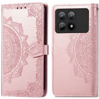 imoshion Mandala Klapphülle für das Xiaomi Poco X6 Pro - Rose Gold