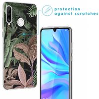 imoshion Design Hülle Huawei P30 Lite - Dschungel - Grün / Rosa