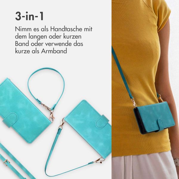 imoshion Klapphülle mit Kordel Samsung Galaxy S22 - Türkis