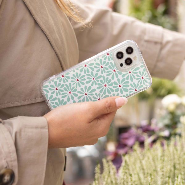 imoshion Design Hülle Samsung Galaxy A54 (5G) - Bloom Love Sage Green