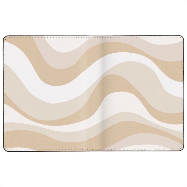 Selencia Passhülle - Kunstlederhülle für deinen Reisepass - Desert Waves Beige