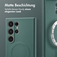 imoshion Color Back Cover mit MagSafe Samsung Galaxy S24 Ultra - Dunkelgrün