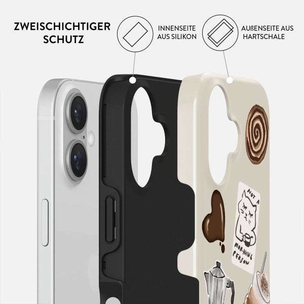 Burga Tough Back Cover MagSafe Apple iPhone 16 - Oat Milk Please