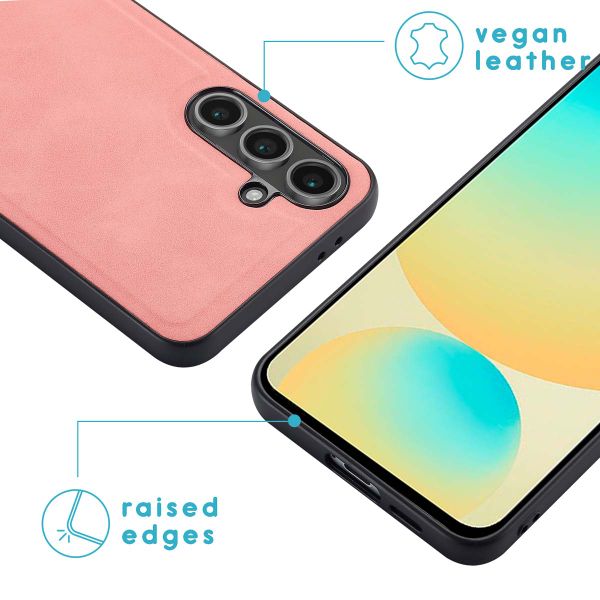 imoshion Entfernbare 2-1 Luxus Klapphülle Samsung Galaxy S24 FE - Rosa