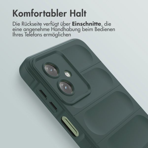 imoshion EasyGrip Back Cover für das Motorola Moto G54 - Dunkelgrün