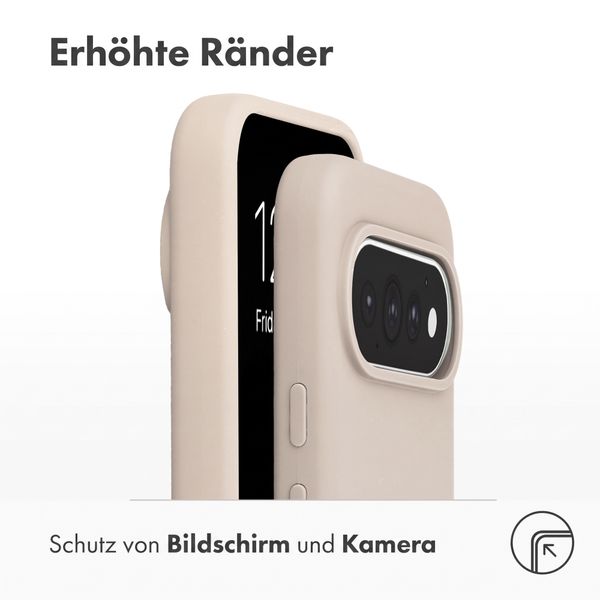 Accezz Liquid Silikoncase mit MagSafe Google Pixel 11 / 11 Pro / 10 / 10 Pro - Stone