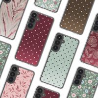 imoshion Design Hülle Samsung Galaxy S25 - Polka Dot Bordeaux