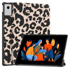 imoshion Design Trifold Klaphülle Lenovo Idea Tab Plus - Leopard