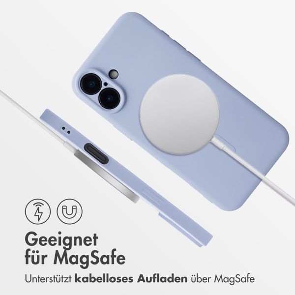 imoshion Color Back Cover mit MagSafe für das Apple iPhone 16 - Lila