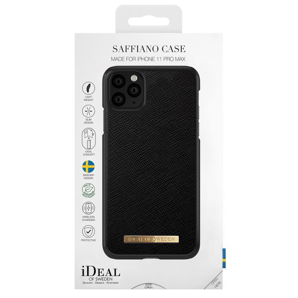 iDeal of Sweden Saffiano Backcover Schwarz für das iPhone 11 Pro Max