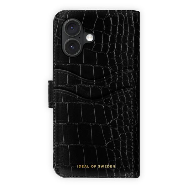 iDeal of Sweden Magnet Wallet+ Klapphülle Apple iPhone 17 - Black Croco