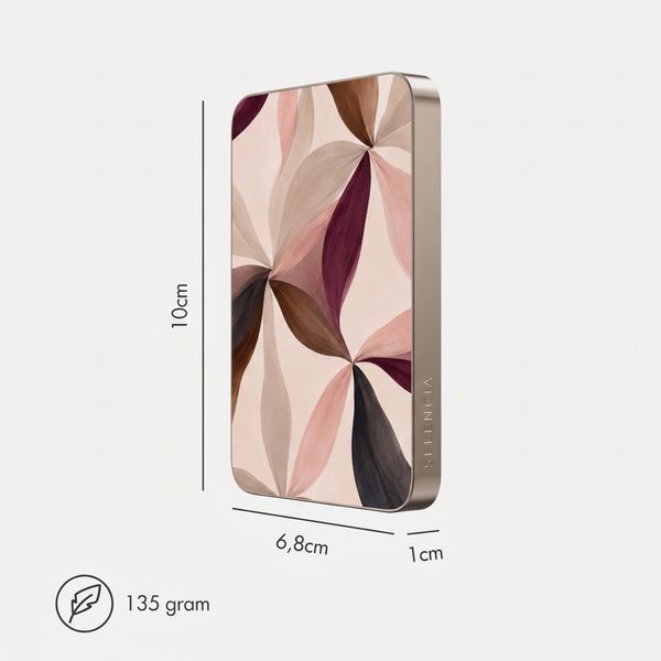 Selencia Vivid Powerbank 5.000 mAh - MagSafe und Qi - Desert Gold / Silk Spirit