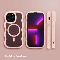 Selencia Wavy Backcover mit MagSafe Apple iPhone 13 Pro - Soft Pink