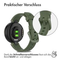 imoshion Silikonarmband für das Garmin Lily - Dunkelgrün