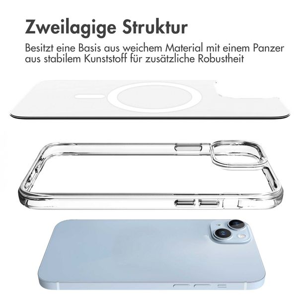 imoshion Rugged Air MagSafe Case Apple iPhone 14 - Transparent