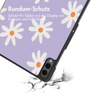 imoshion Design Trifold Klaphülle Samsung Galaxy Tab S11 Ultra - Flowers Distance